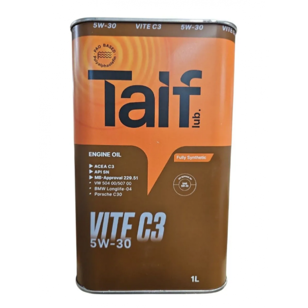 Моторное масло TAIF VITE C3 5W-30 (black) 1л