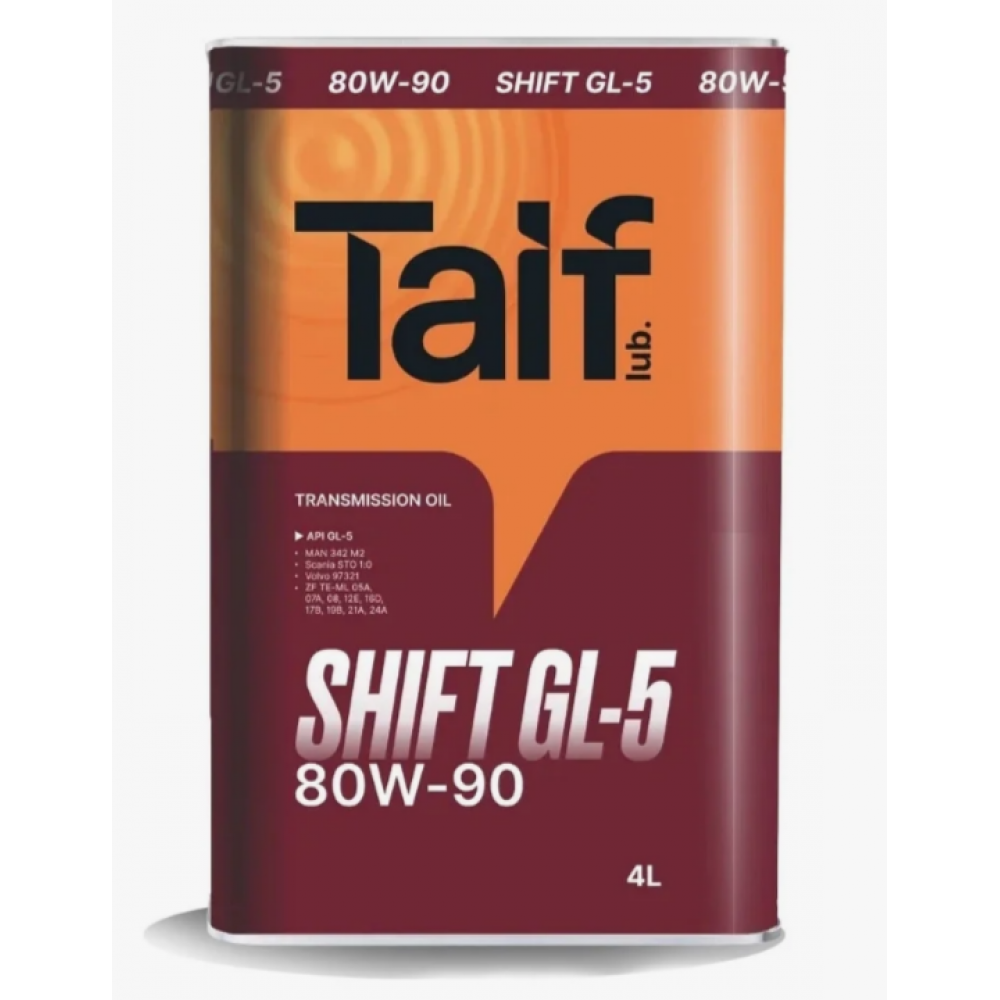 Трансмиссионное масло TAIF SHIFT GL-5 80W-90 4л