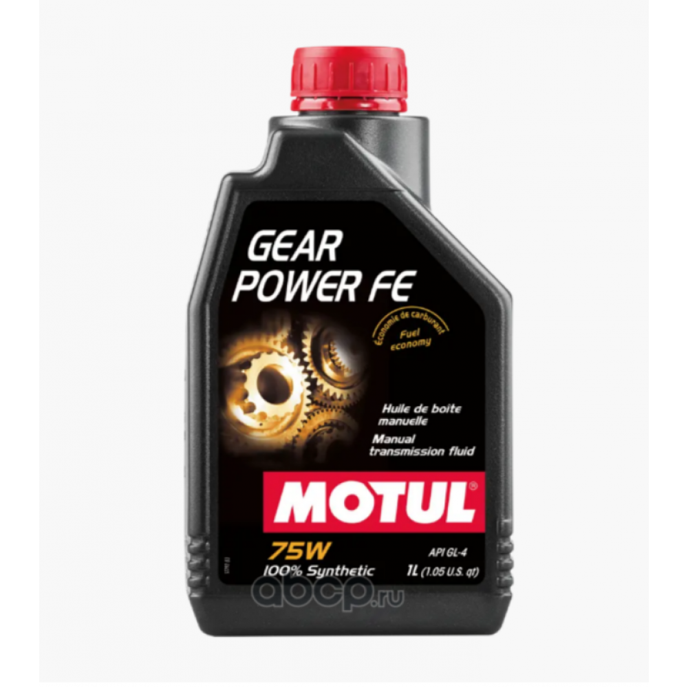 Трансм.масло MOTUL GEAR POWER FE 75W GL4 BOT 350 M1