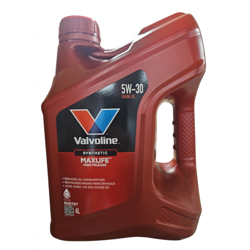 Моторное масло Valvoline MaxLife 5W-30, 4л