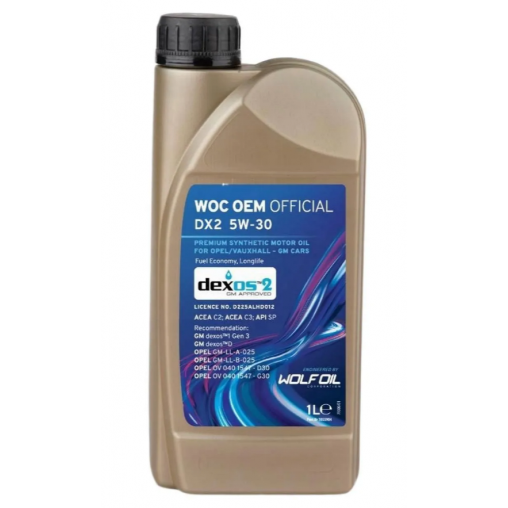 Моторное масло WOC OEM OFFICIAL DX2 5W-30 (1л)