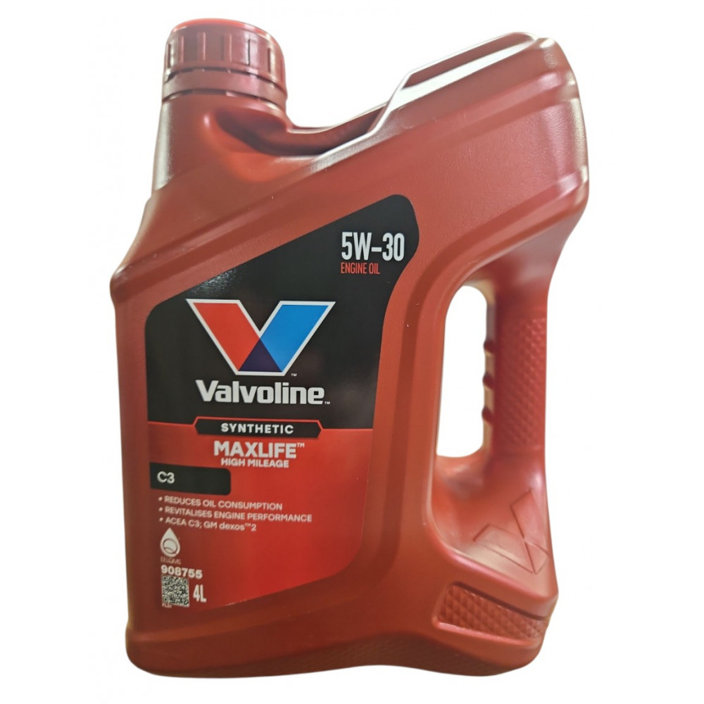 Масло моторное VALVOLINE MAXLIFE C3 5W-30, 4л