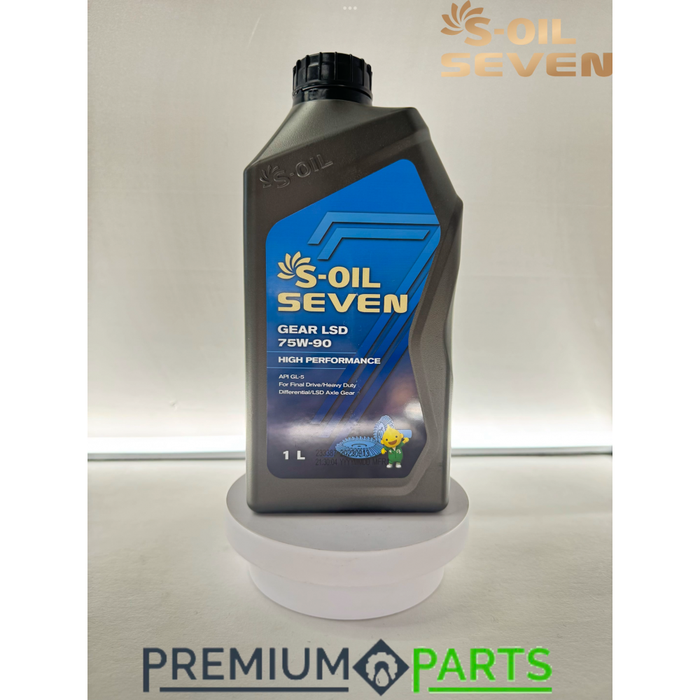 Трансмиссионное масло S-OIL 7 GEAR LSD 75W90 (1л)