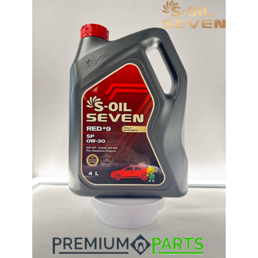 Моторное масло S-OIL 7 RED #9 SP 0W30 (4л)
