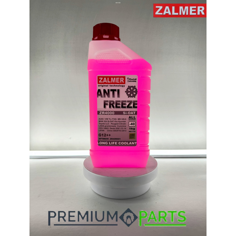 Антифриз ZALMER ZR4000 G12++ (красный) 1 кг