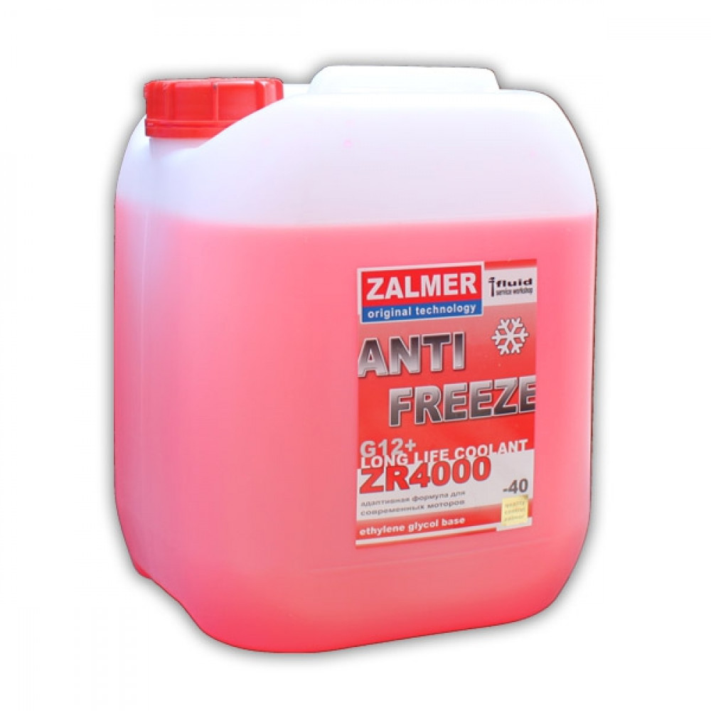 Антифриз ZALMER ZR4000 G12++ (красный) универсальный